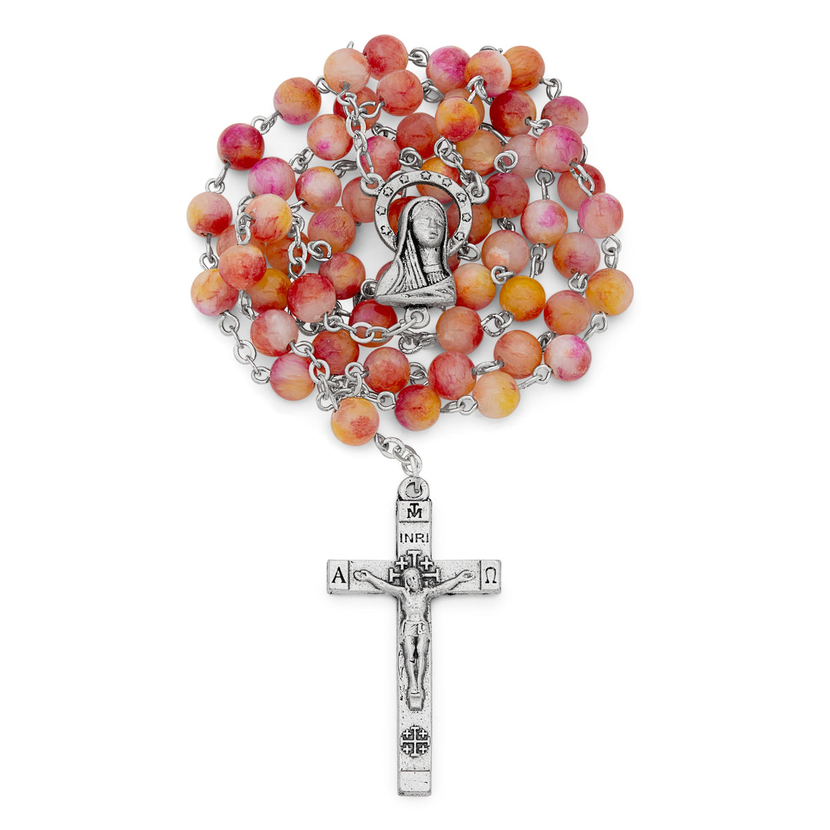 Pink Calcite Rosary
