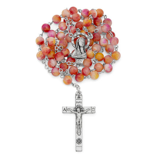Pink Calcite Rosary