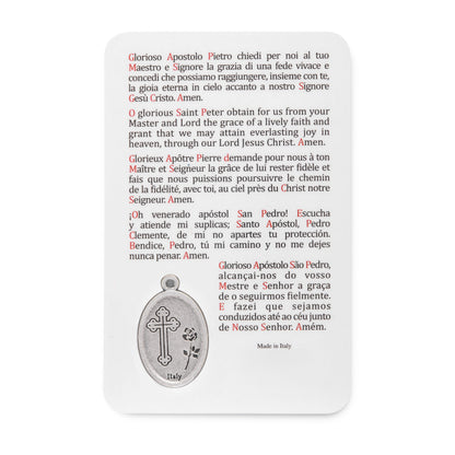 Plasticized Holy Card of St. Peter
