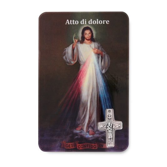 Plasticized Holy Card with Act of Contrition