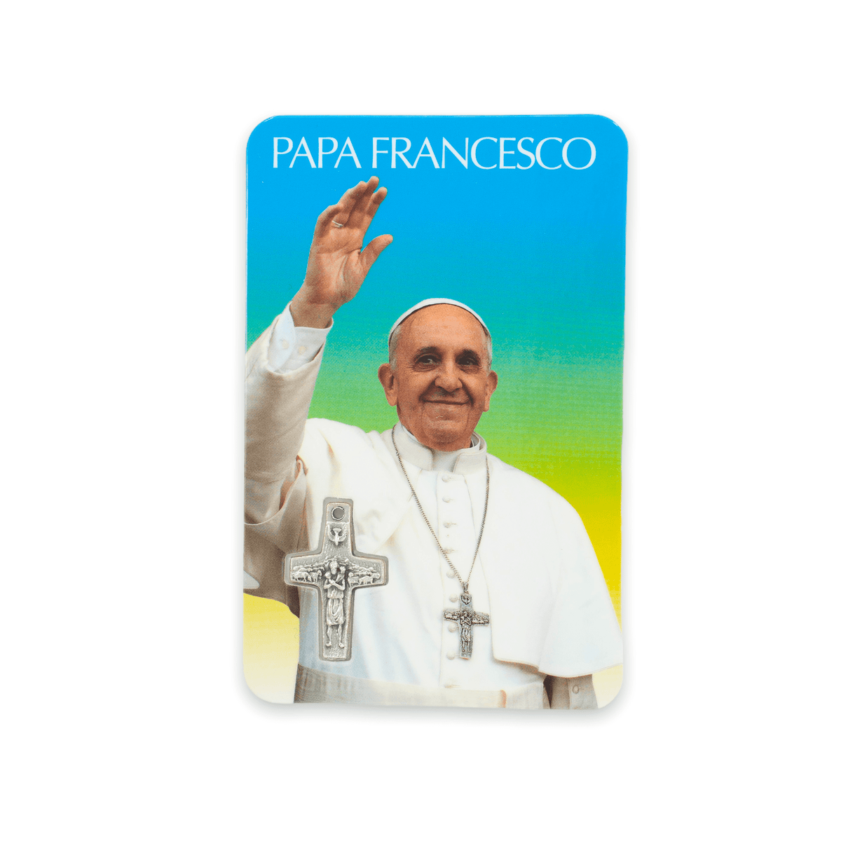 Pope Francis Plastified Prayer Card