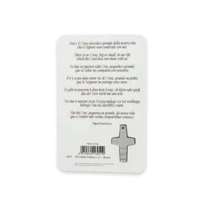 Pope Francis Plastified Prayer Card