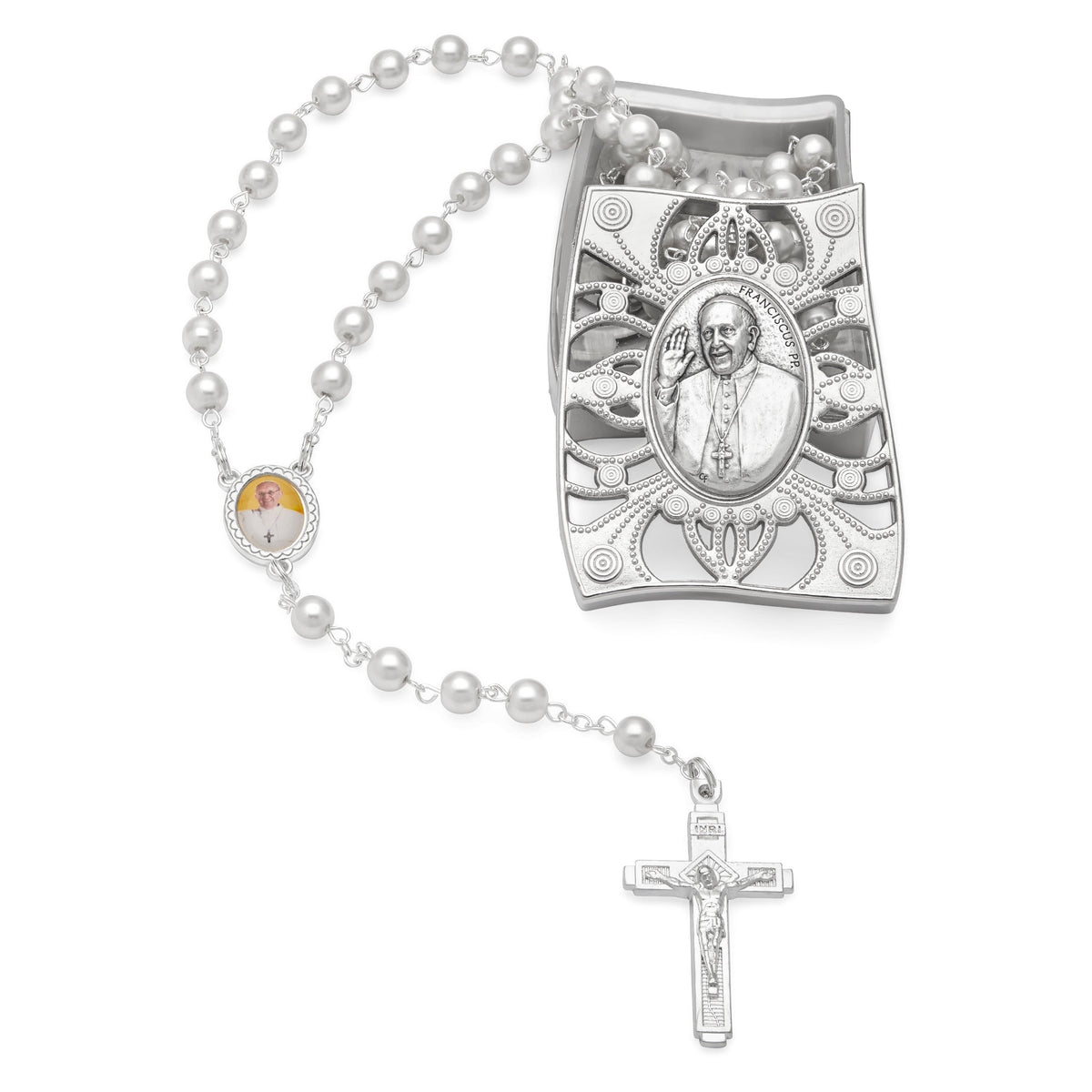 Pope Francis Rosary and Holder