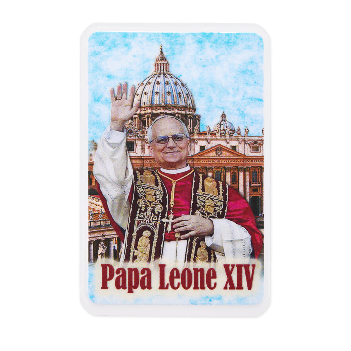 Pope Leo XIV One-Decade Rosary with Prayer Card