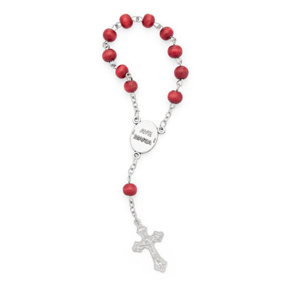 Pope Leo XIV One-Decade Rosary with Prayer Card