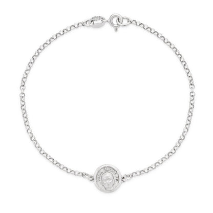 Pope Leo XIV Sterling Silver Bracelet