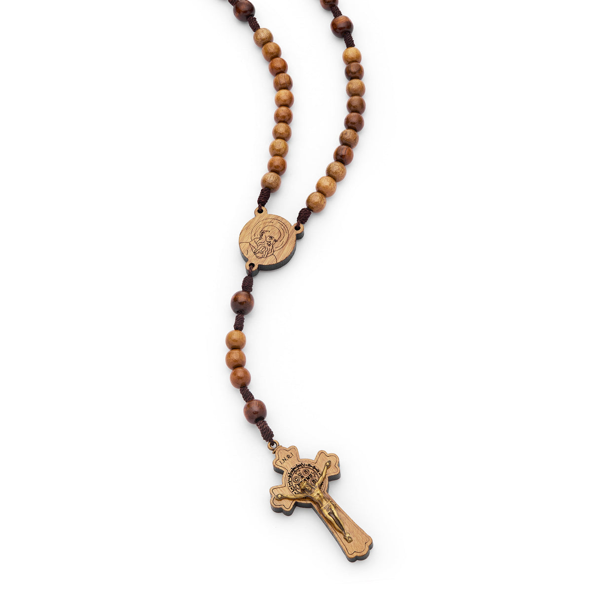 Pouch with Saint Benedict Rosary