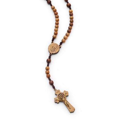 Pouch with Saint Benedict Rosary