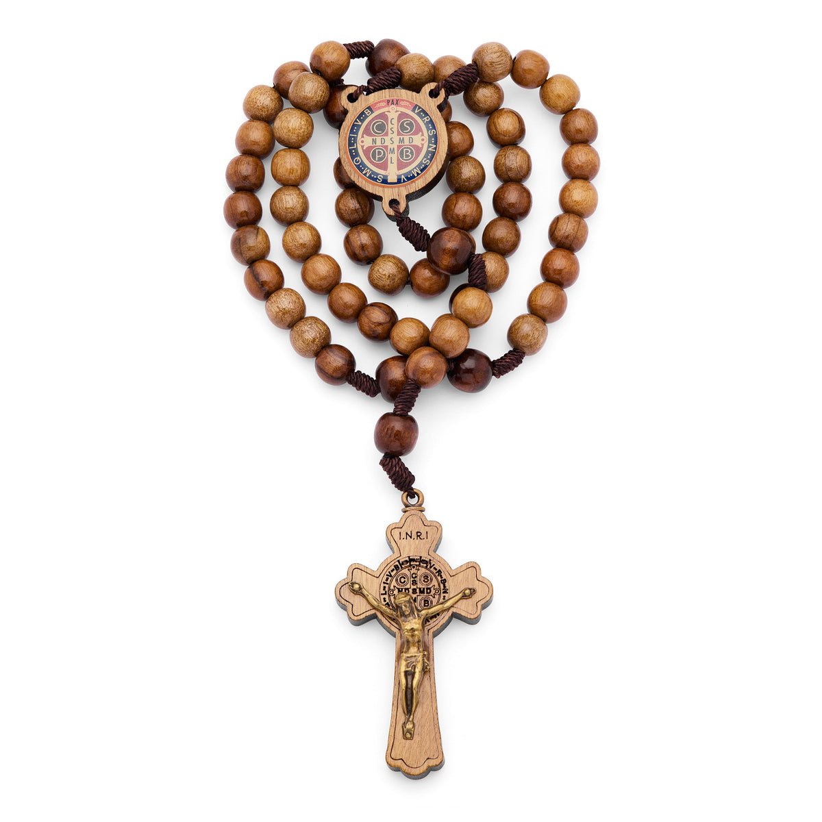 Pouch with Saint Benedict Rosary