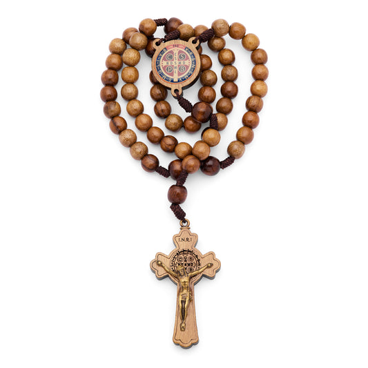 Pouch with Saint Benedict Rosary