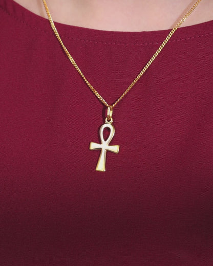 Croce Ankh o Egizia Placcato Oro
