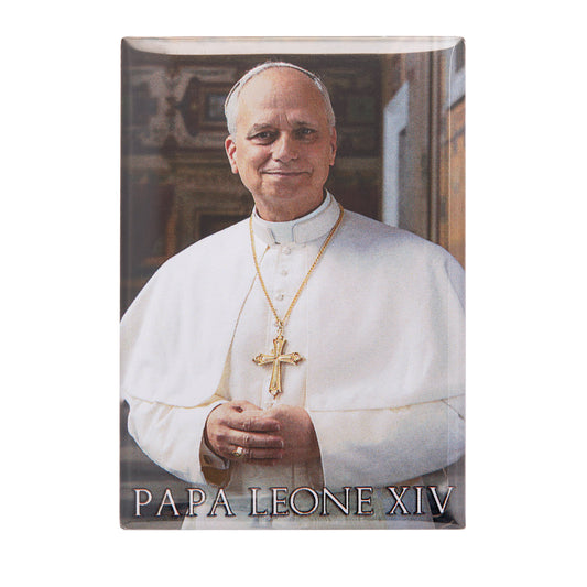 Rectangular Magnet of Pope Leo XIV