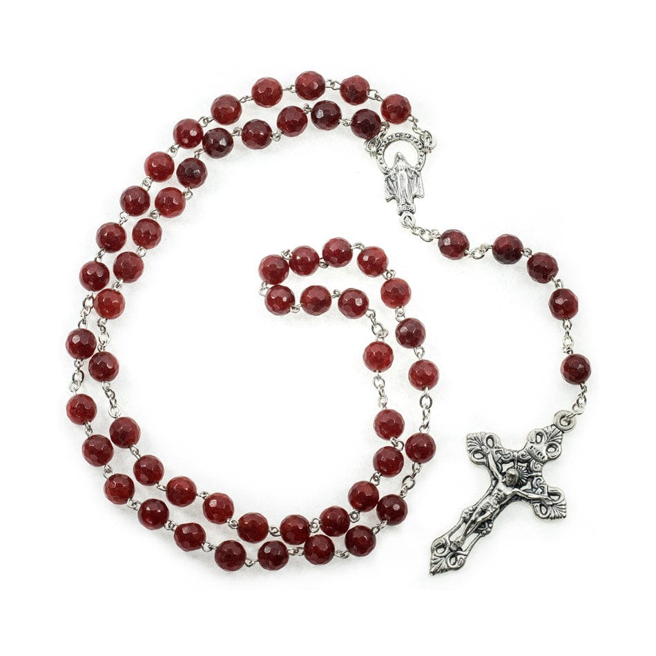 Red Agathe Rosary
