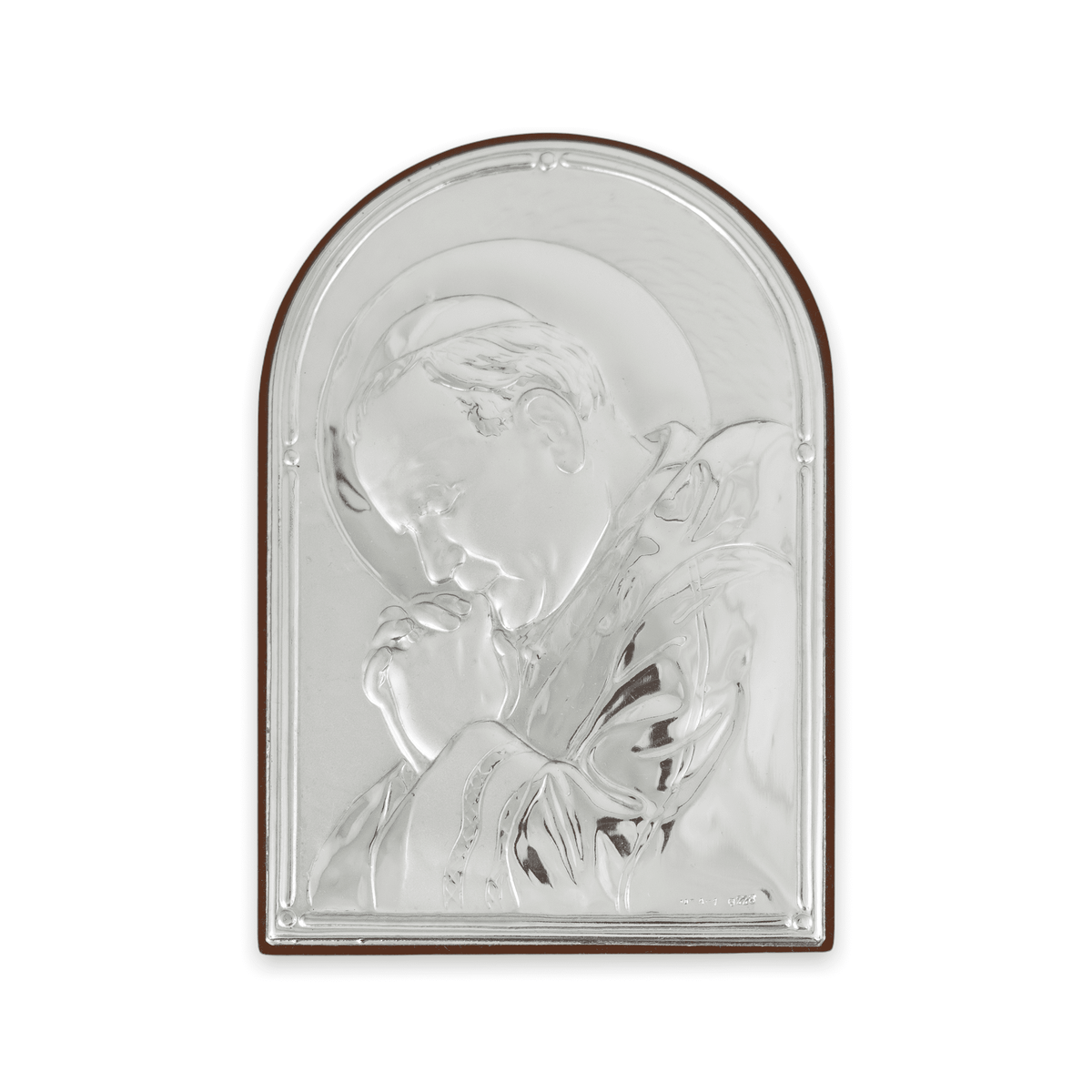 Religious Picture Pope John Paul II Bilaminate Sterling Silver