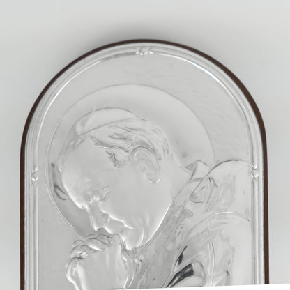 Religious Picture Pope John Paul II Bilaminate Sterling Silver