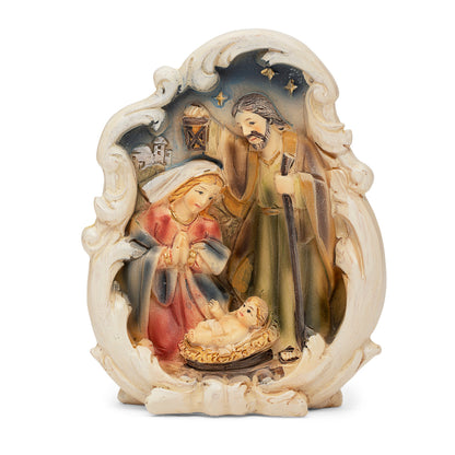 Resin Cloud With Nativity Scene