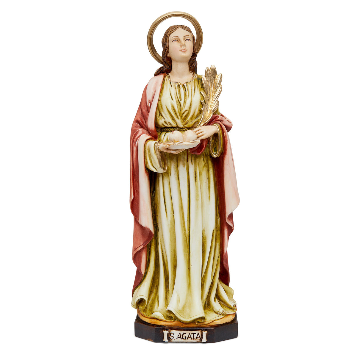 Resin Statue of St. Agatha of Sicily