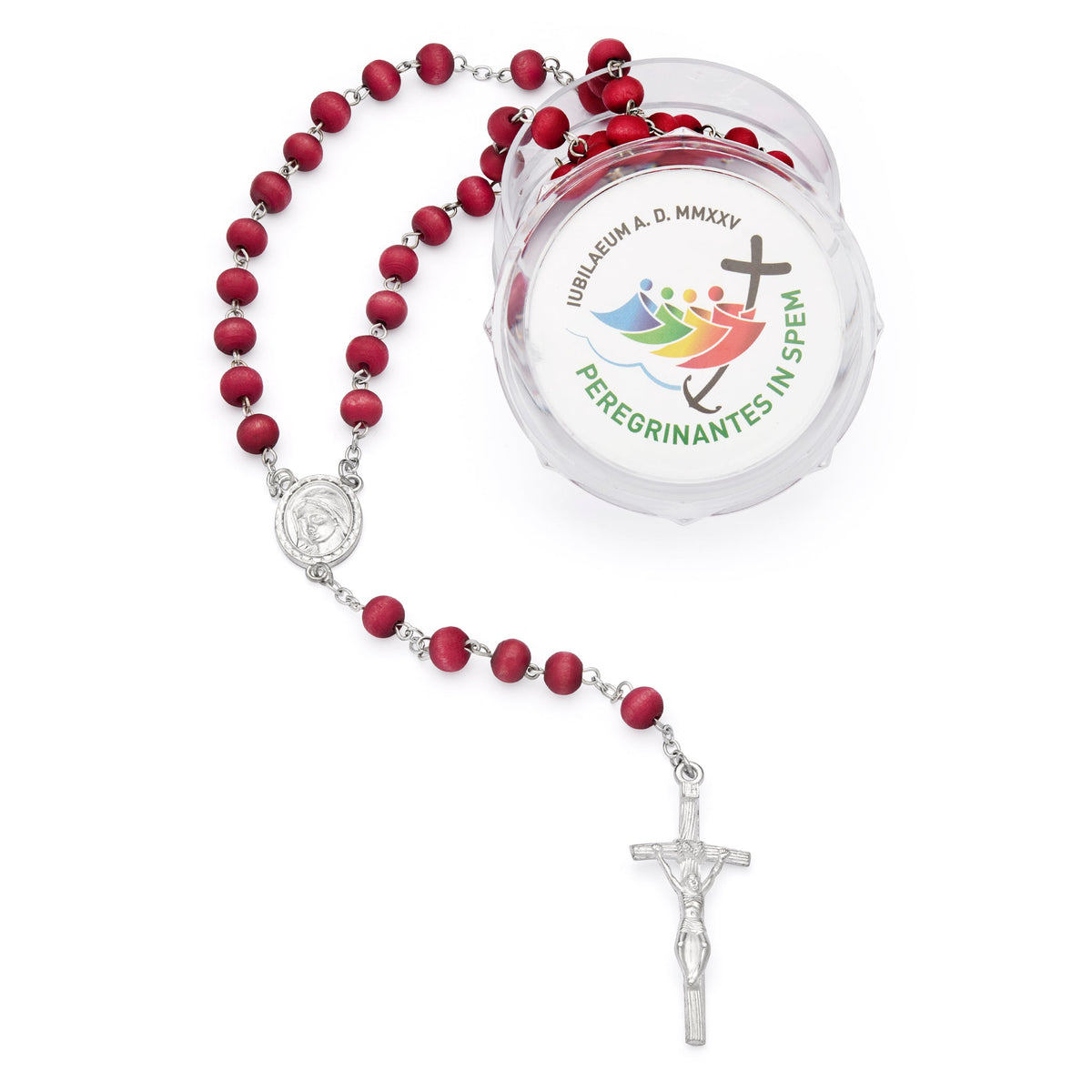 Rosary box of Jubilee 2025 with a Scent of Rose