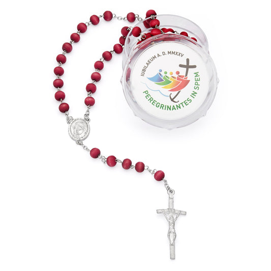 Rosary box of Jubilee 2025 with a Scent of Rose