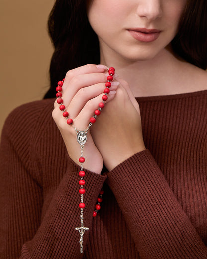 Rosary box of Pope Francis I with a Scent of Rose
