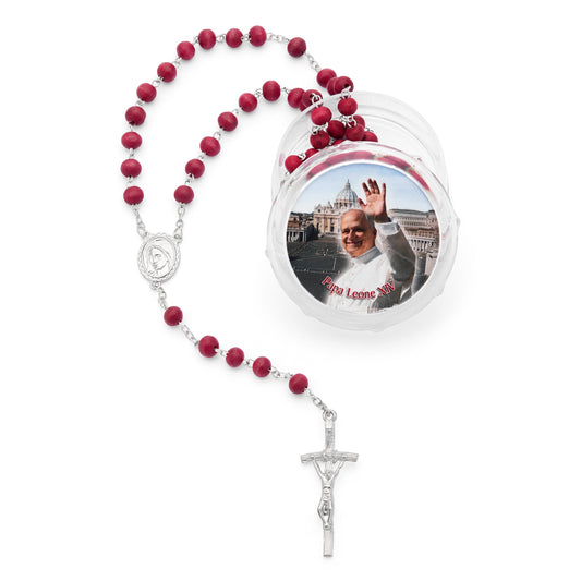 Rosary box of Pope Leo XIV with a Scent of Rose