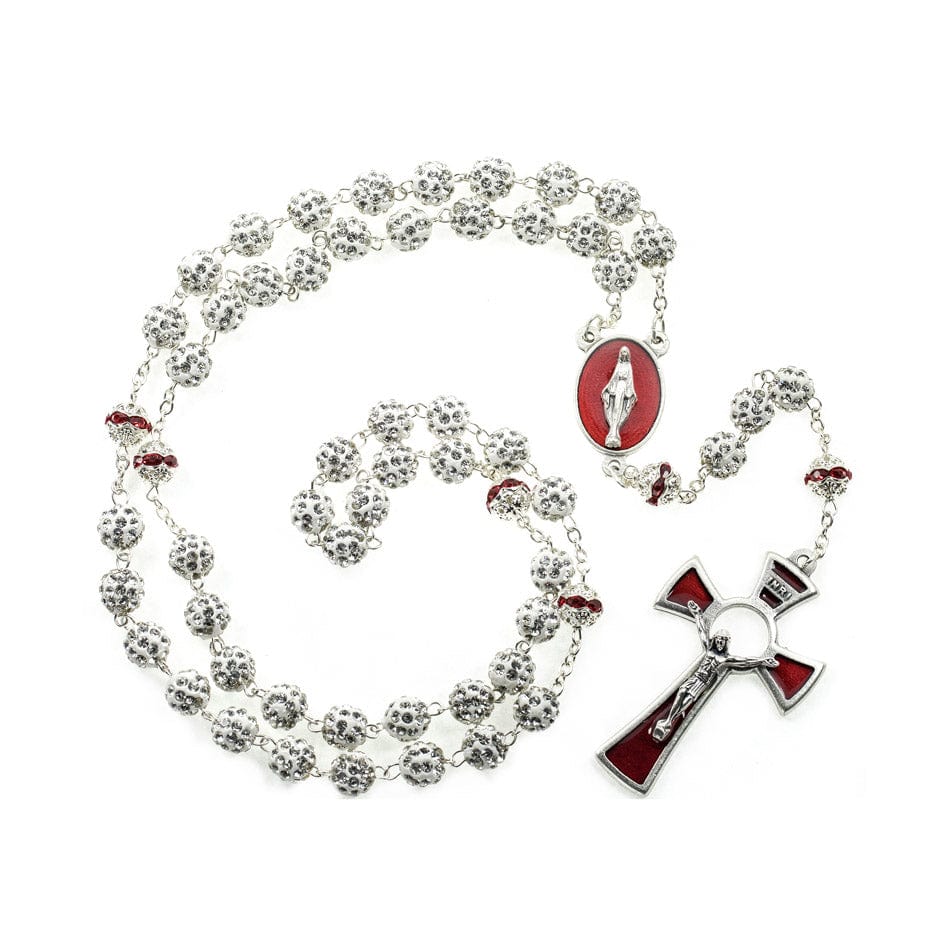 Rosary in Crystal Rhinestone