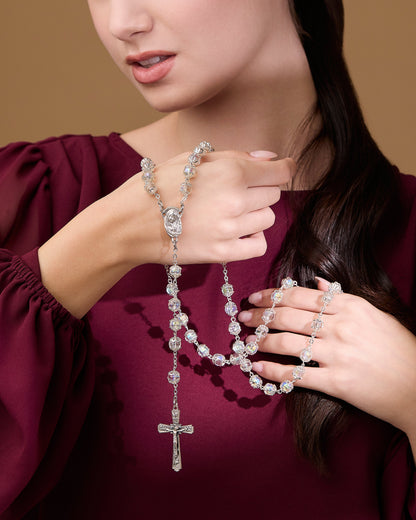 Rosary in Glass
