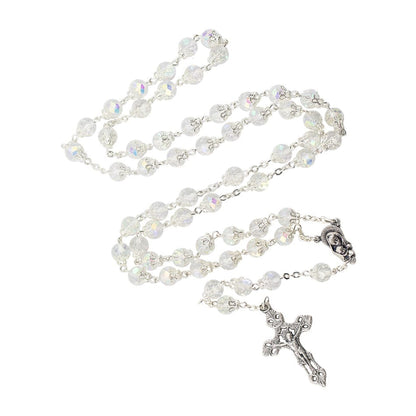 Rosary Madonna with Child Centerpiece hot-air balloon Beads
