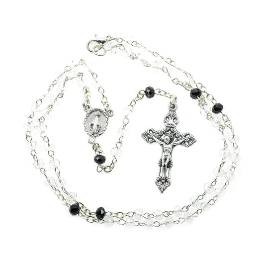 Rosary Necklace with the Virgin Mary