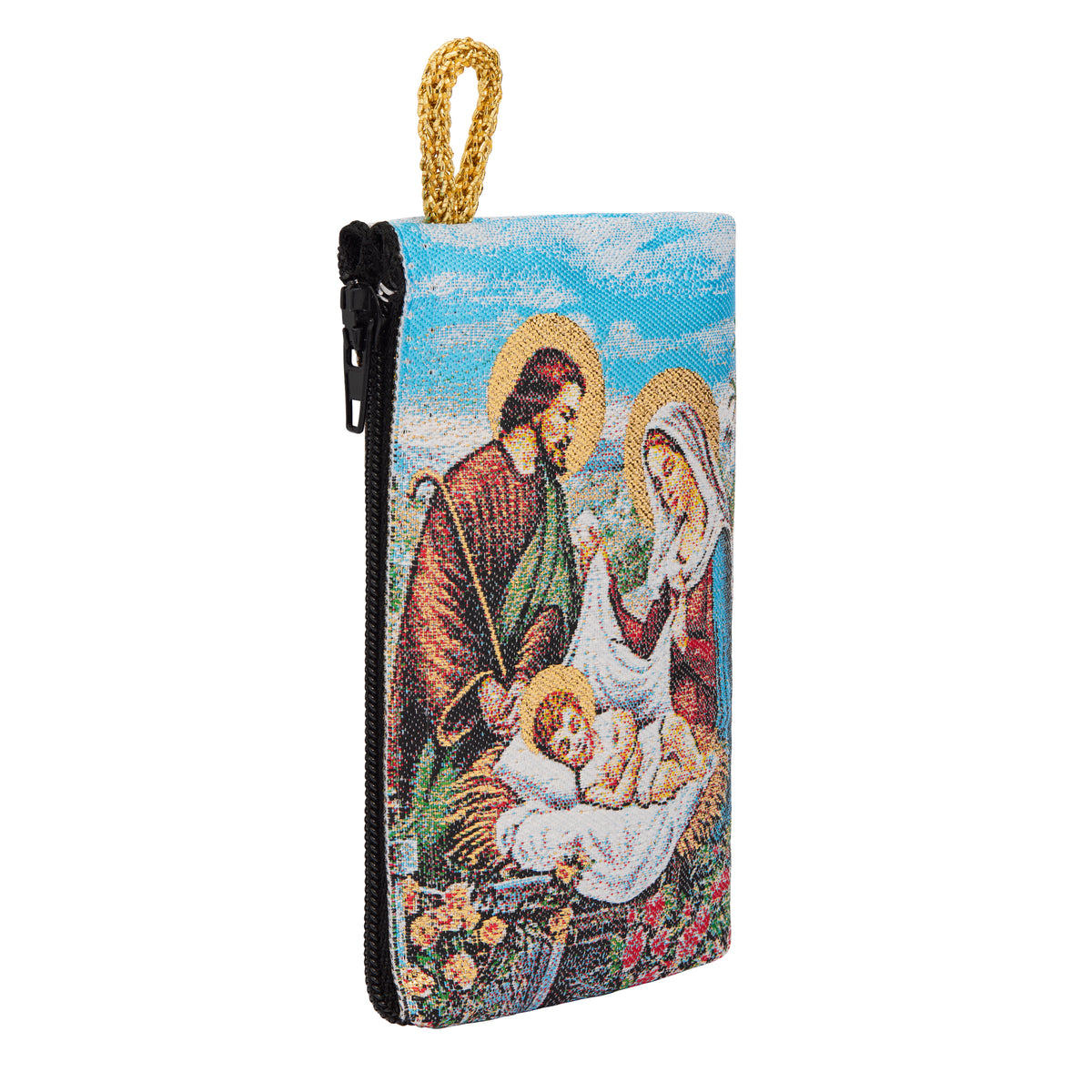 Rosary Pouch with Nativity Scene