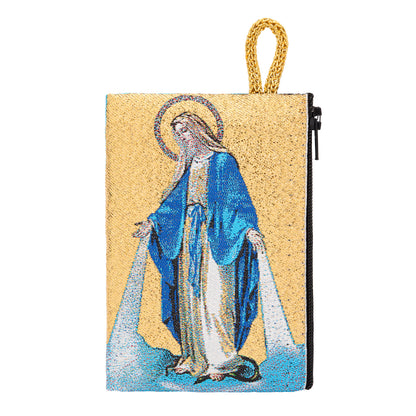 Rosary Pouch with Our Lady of the Miraculous Medal