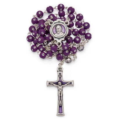 Rosary with Resin Beads And Strass