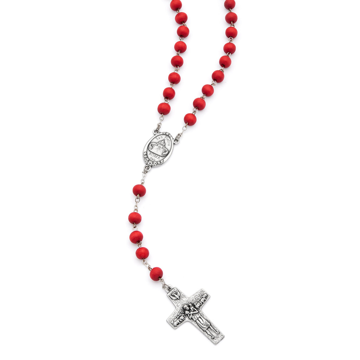 Rose Petal Pope Francis Boxed Rosary