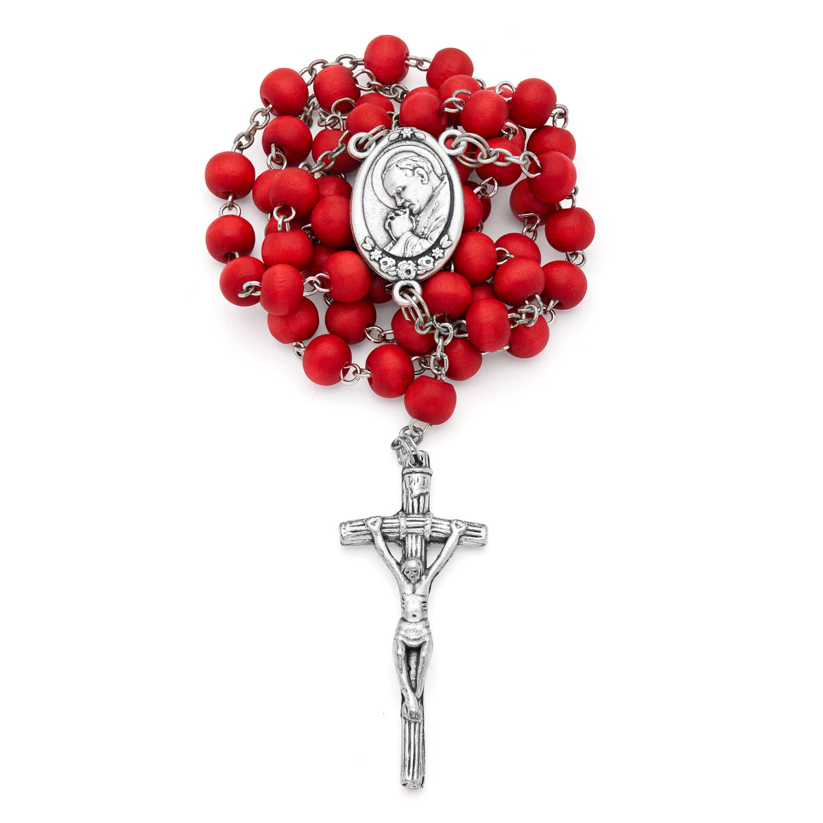 Rose Petal St. John Paul II Boxed Rosary