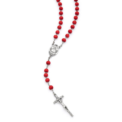 Rose Petal St. John Paul II Boxed Rosary