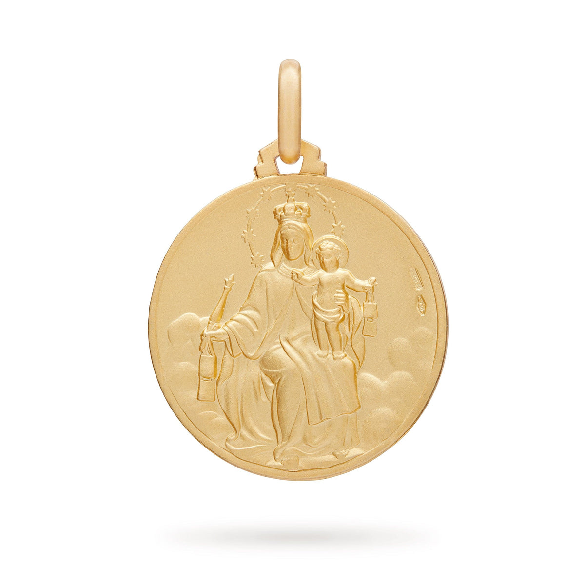 Round Scapular Gold Medal
