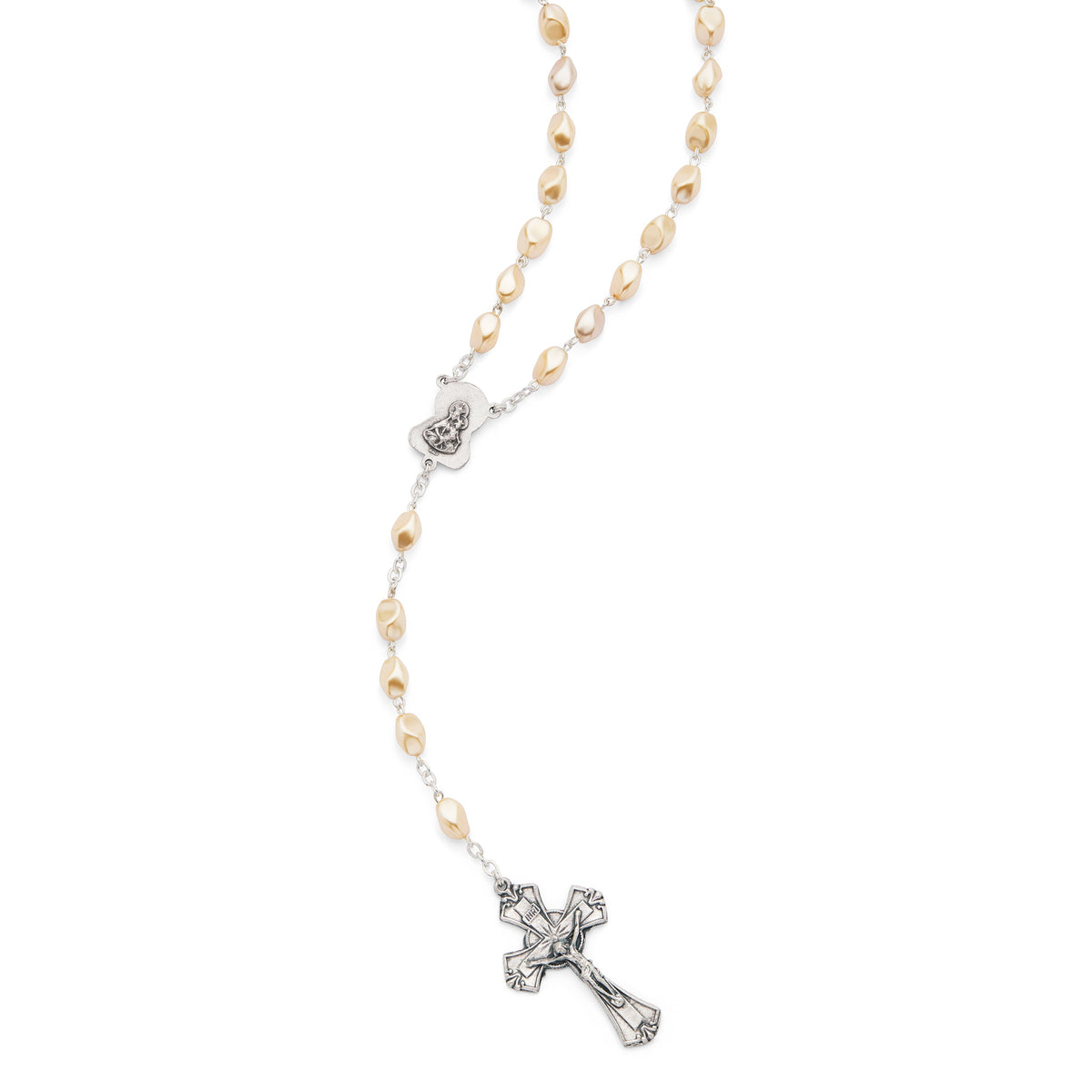 Sacred Heart of Jesus Fresh Water Pearls Rosary
