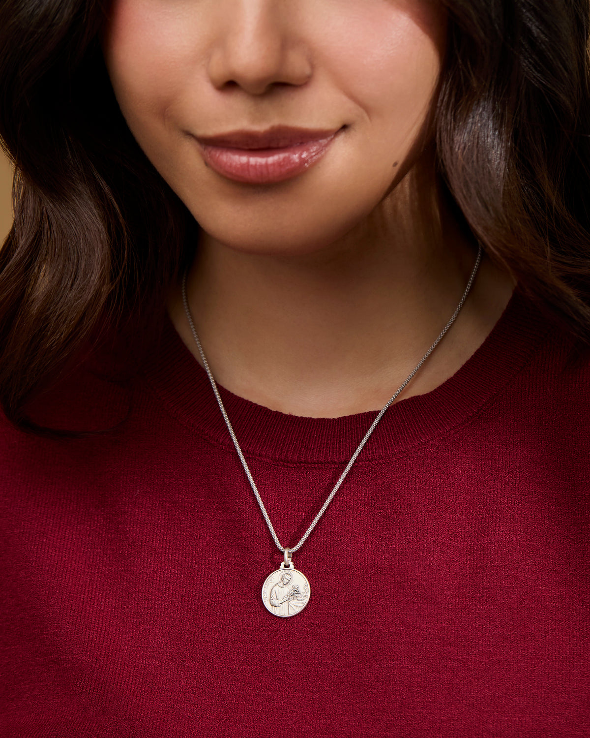 Saint Aloysius Sterling Silver Medal