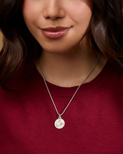 Saint Aloysius Sterling Silver Medal