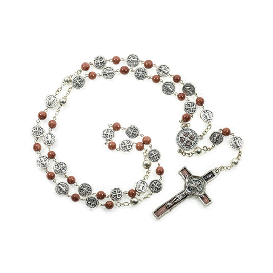 Saint Benedict Natural Goldsund Rosary