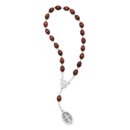 Saint Benedict Wooden Devotional Rosary