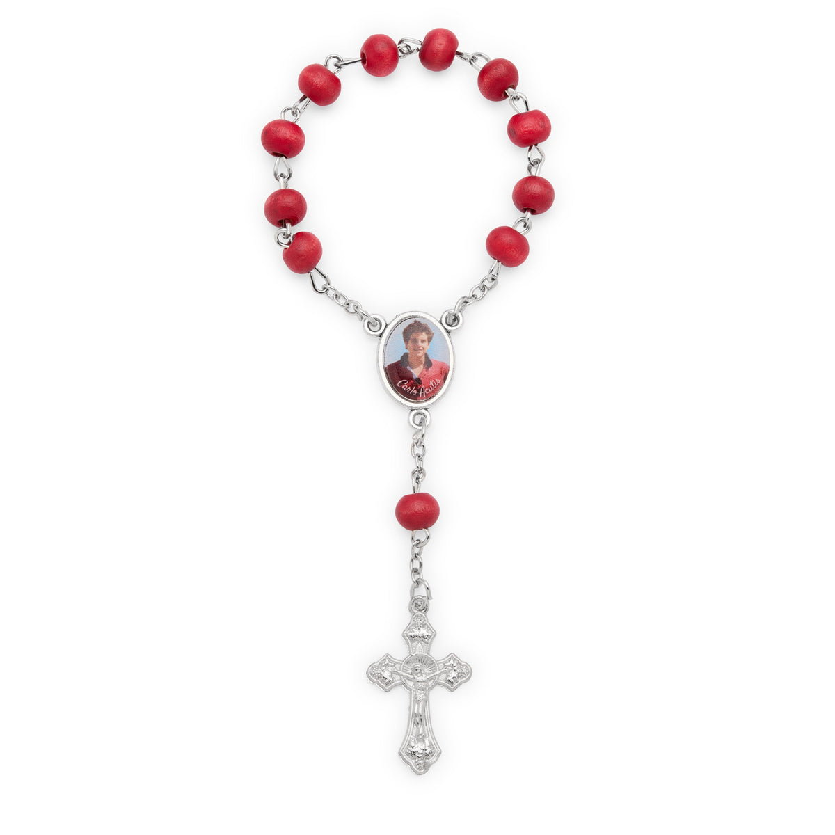 Saint Carlo Acutis One-Decade Rosary with Prayer Card