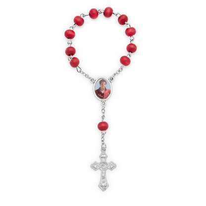 Saint Carlo Acutis One-Decade Rosary with Prayer Card