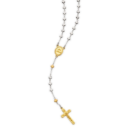 Saint Carlo Acutis Rosary with Cross-Shaped Metal Beads