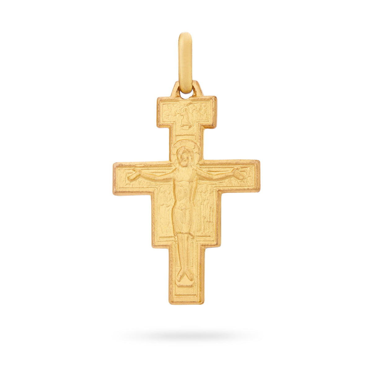 Saint Damien Gold Plated Cross