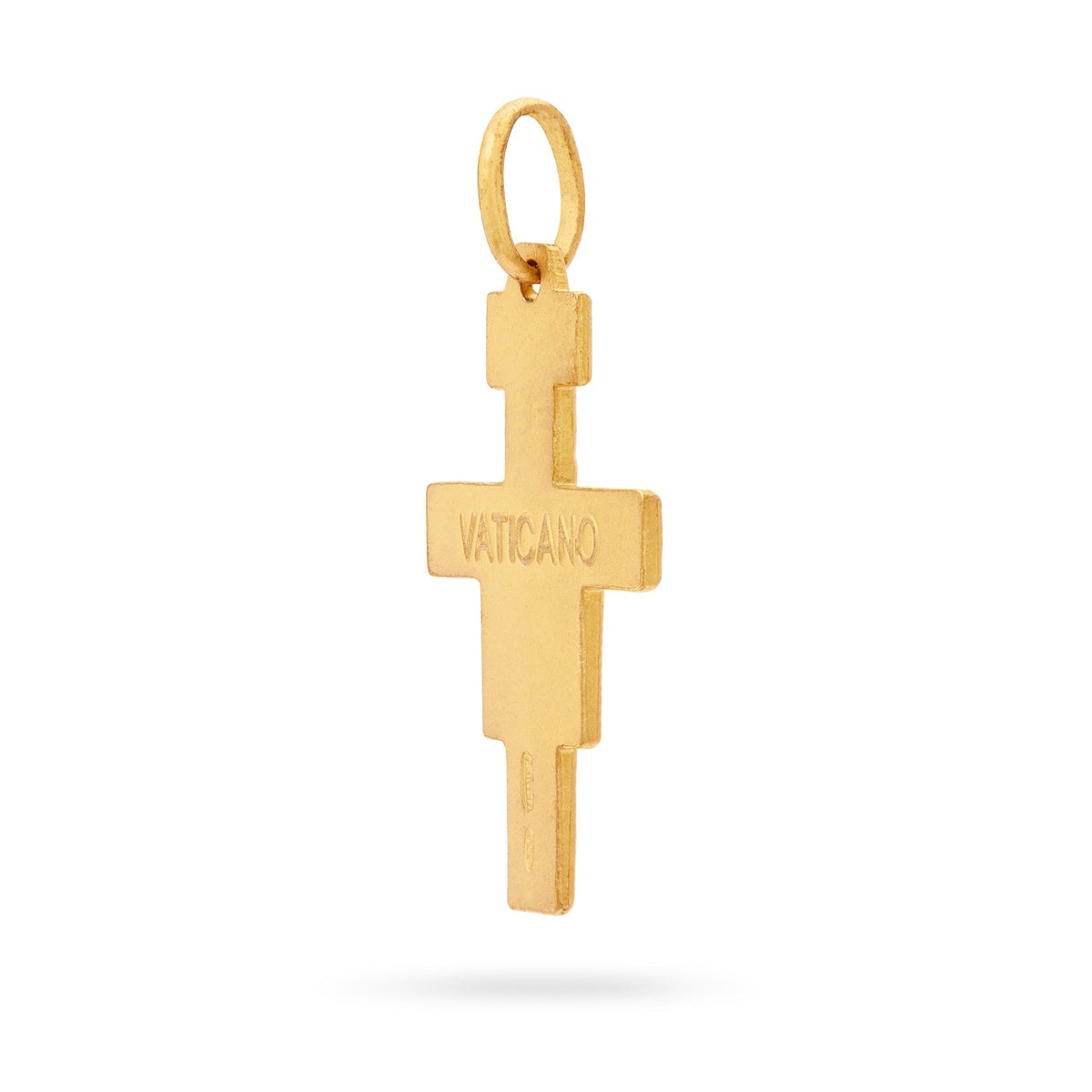 Saint Damien Gold Plated Cross