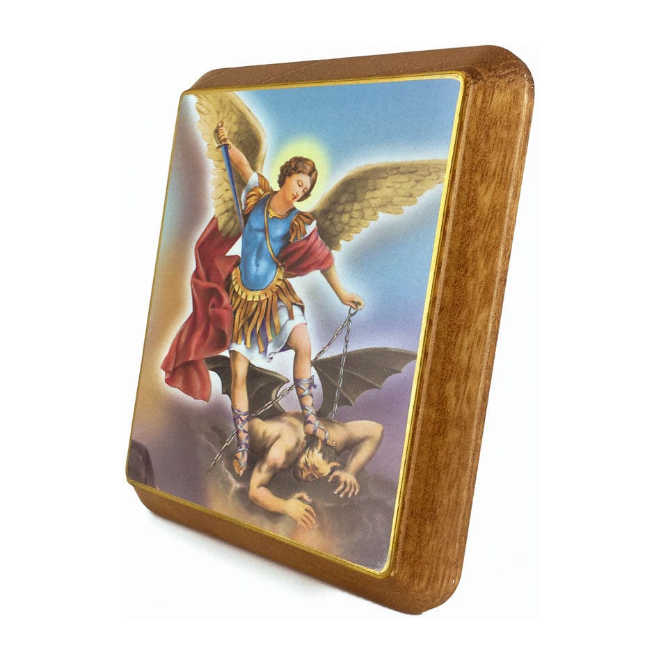 Wooden Picture of St. Michael the Archangel