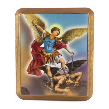 Wooden Picture of St. Michael the Archangel