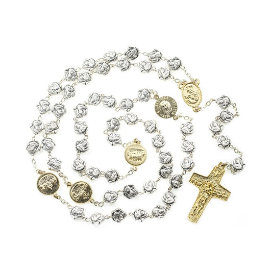 Saint Rita of Cascia Pewter Rosary