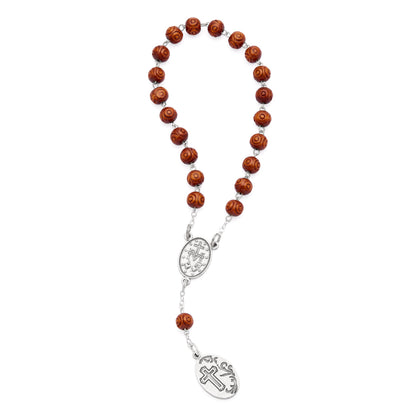 Saint Thérèse of Lisieux Wooden Devotional Rosary